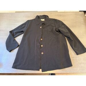 black button up RIALTO vintage jacket size large